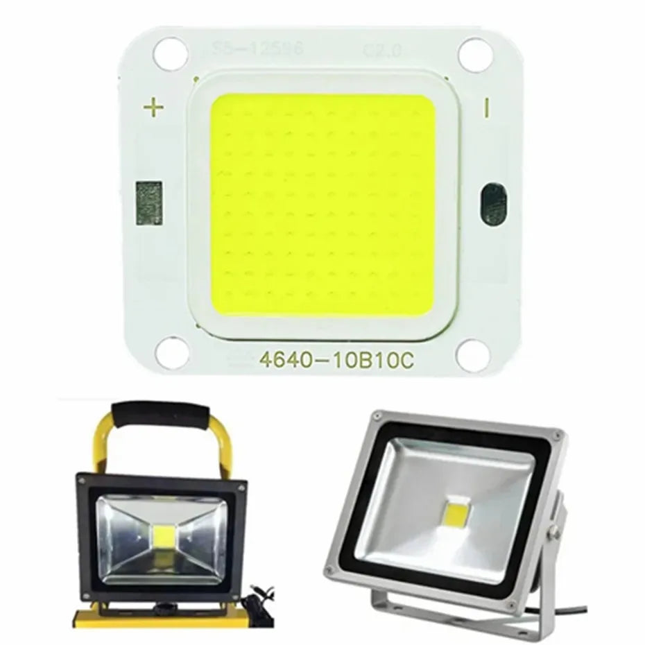 ampoules led 20w 40w 50w 60w 70w blanc froid jaune jardin projecteur haute luminosité