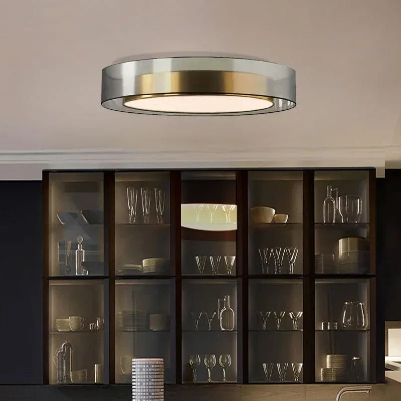 lampe suspendue moderne or noir blanc lisse brillante salon chambrehôtel