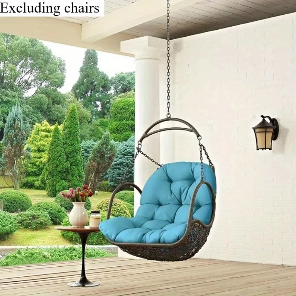 coussin rembourré tissu épais couleur verte bleu marron gris moderne confortable fauteuil suspenduextérieur jardindecorationintérieur