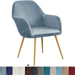 fauteuil moderne velours marron protection chaise accueil mariage banquet élastique mousse roulettes