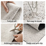 tapis entrée antidérapant adhésif protecteur résistant rides moderne minimaliste blanc bleu rouge