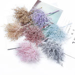 plantes artificielles couronnes fleurs multicolores decoration exterieur naturel branche exposition festive