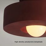 lampe moderne résine vert foncé rouge bordeaux noir opacité ampoule surface