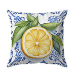 taies d'oreiller polyester citron vintage naturel fleurs blanches couleurs vives décoration maison jacinthe