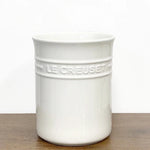 organisateur cuisine pot ustensiles rouge violet bleu blanc classique vintage porcelain céramique