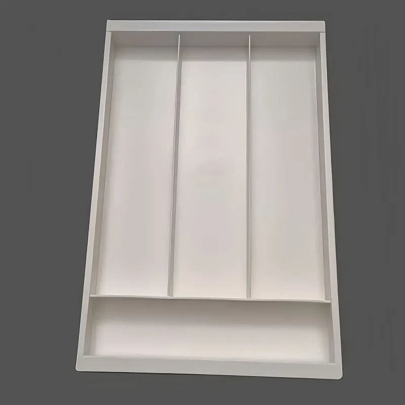 organisateur tiroir compartiments blanc couverts stylos maquillage minimaliste moderne rangement multifonctionnel