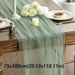table table polyester plissé rose pâle vert foncé blanc violetclair beige classique festive fleuri