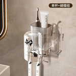 porte brosses dents transparent moderne adhésif motifs décoratifs cosmétiques rangement salle bain minimalistemaximum 14