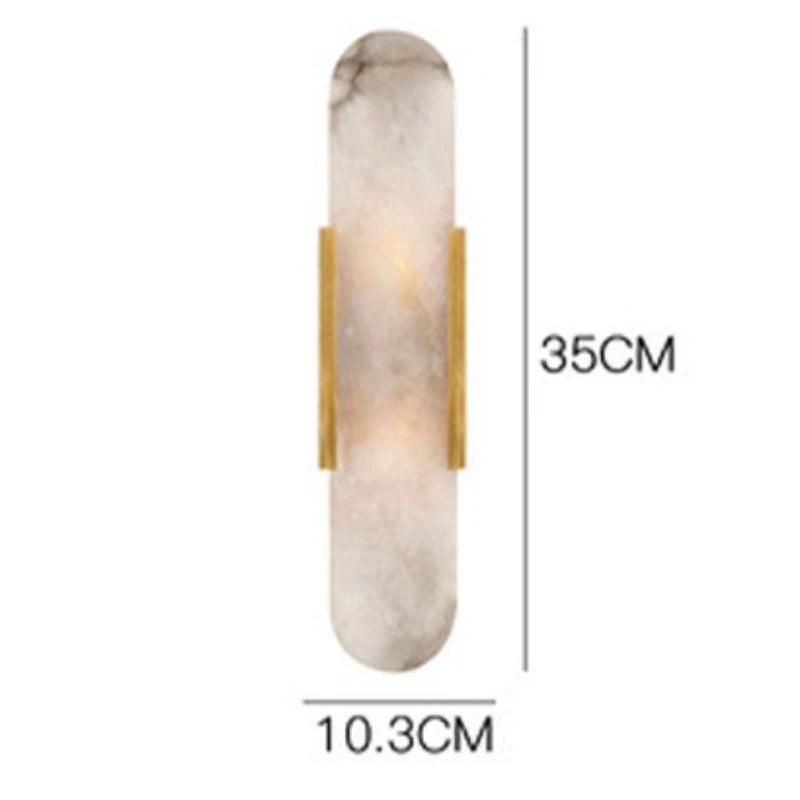 lampe murale moderne marbre blanc doré fixée mur éclairage quotidien halogène 220V 110V 249