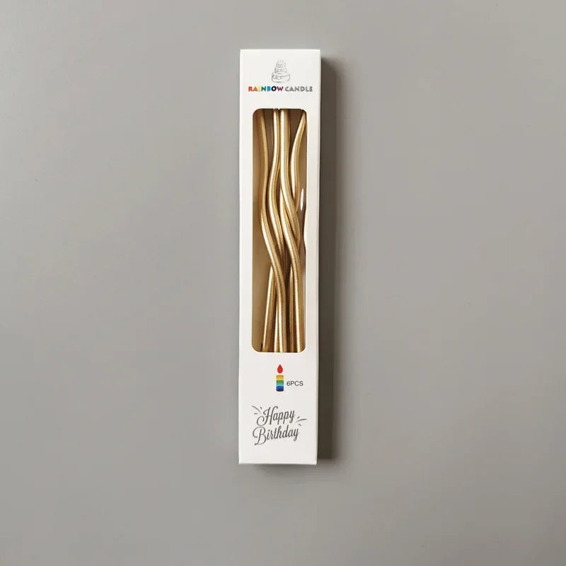 bougies colorées twisté moderne boîtes rangement diverses couleurs