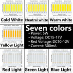 ampoules led 5w 300ma blanc froid neutre rouge vert bleu jaune pièces