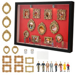 cadres photo miniatures ornementaux classiques statuettes clips lumineuses décoration intérieure vintage