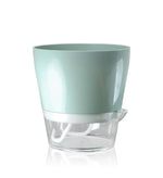 pot fleurs transparent bas blanc rose pâle vert clair moderne annuaire flexible