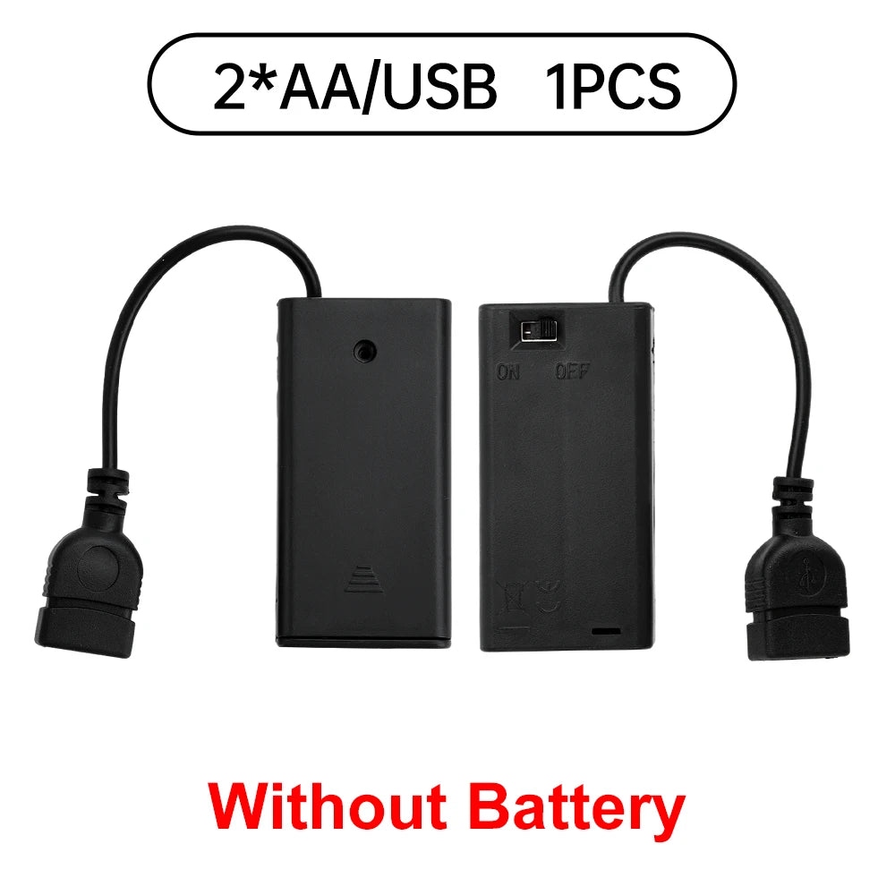 support batterie usb noir moderne batteries aa aaa compartiments mat