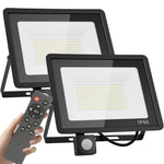 projecteur led moderne 220v 10w 20w 30w 50w 100w étanche noir remote control