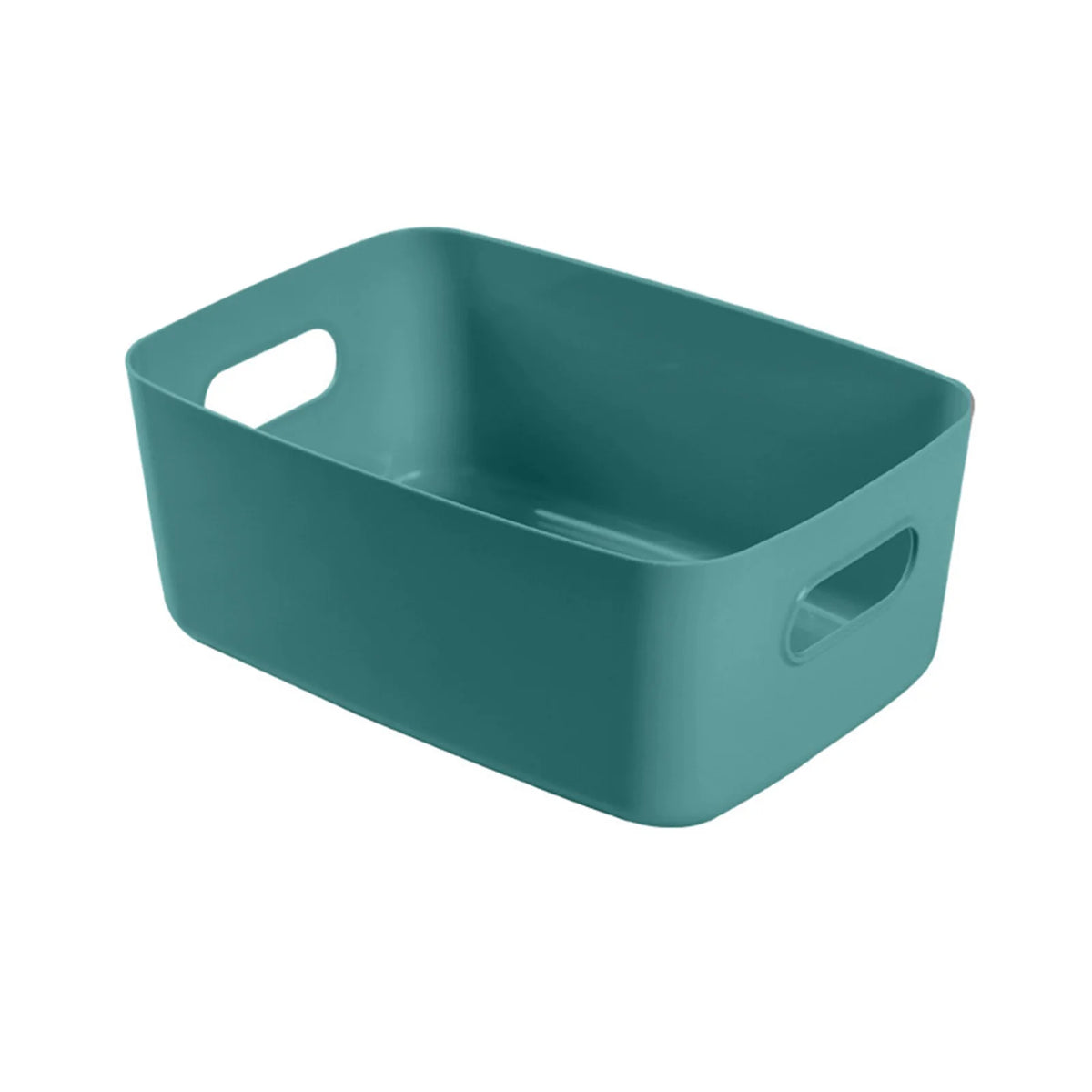 boîte rangement moderne poignées blanc beige bleu marine imperméable plastique