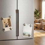 aimants étoile argentés moderne réfrigérateur tableau blanc photos décoration chambre 10 pièces