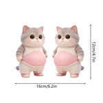 autocollants animaux compagnie dessin animé rose orange blanc violet jeunes enfants adolescents téléphone laptop
