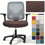 housse chaise polyester vert gris beige moderne tissé 46 53 cm