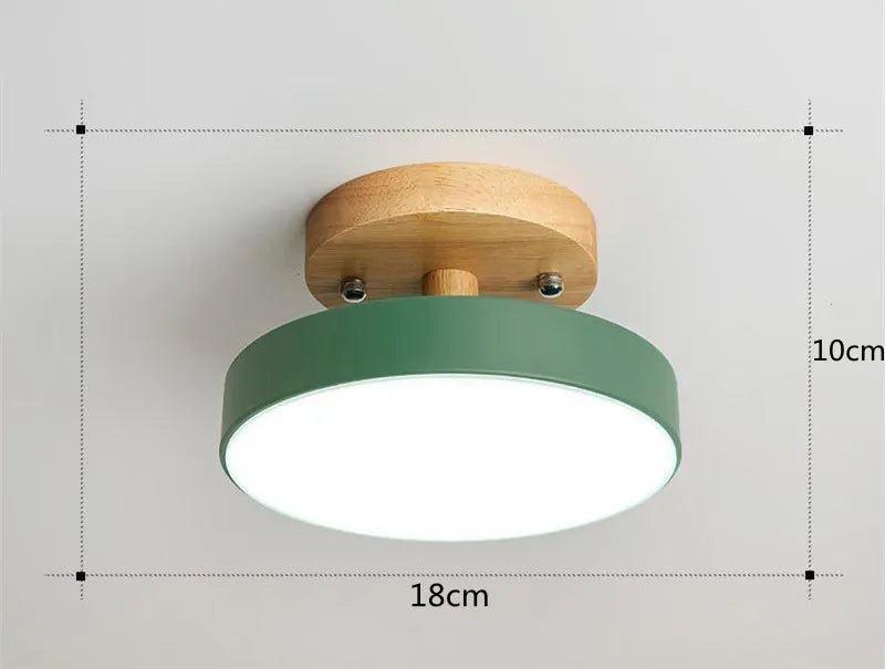 lampe moderne minimaliste gris vert rose blanc vis fixée led 6000k 3000k