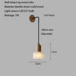 lampe suspendue marbre blanc ampoule led 6000k moderne chambre cuisine