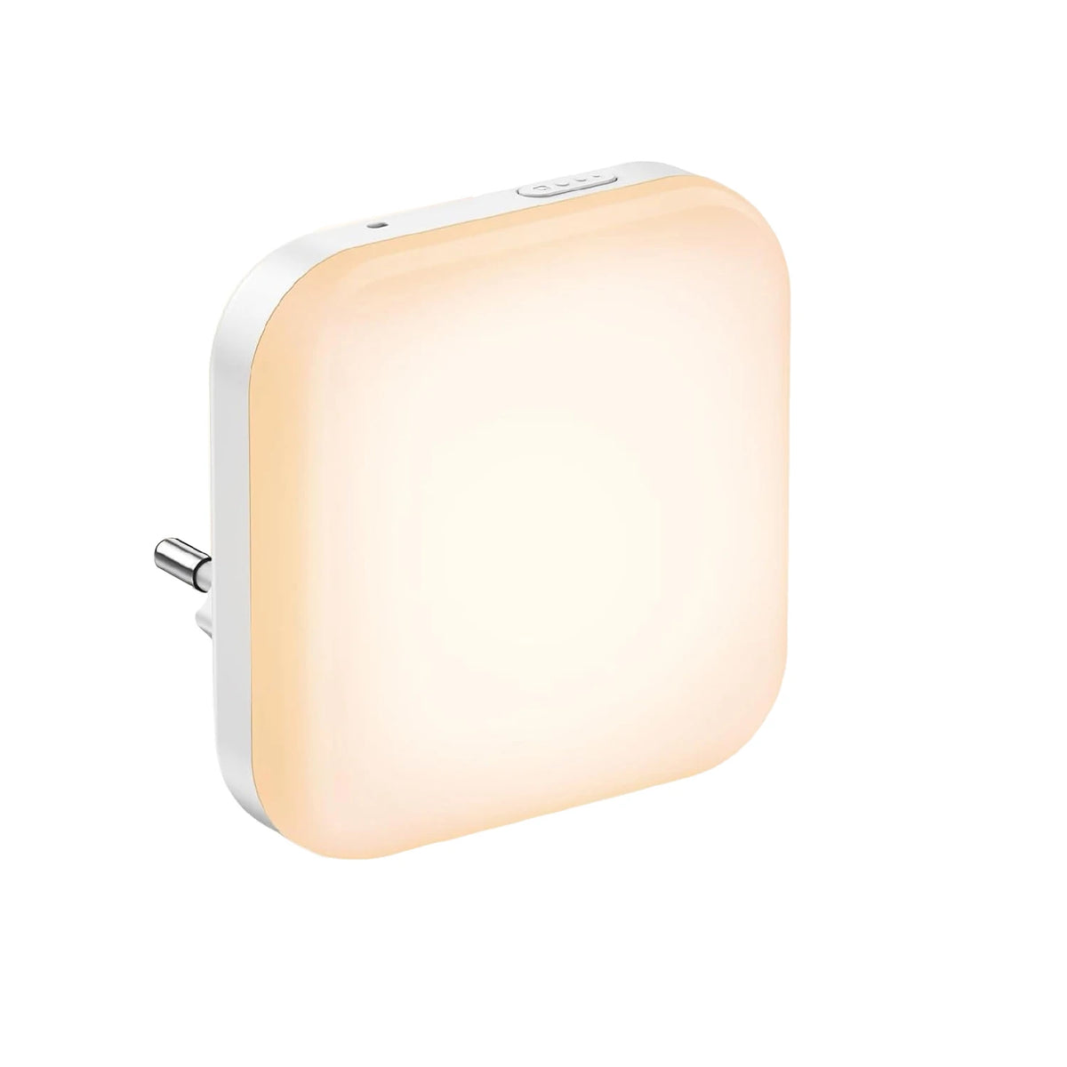 veilleuse rectangulaire blanc lumière chaude économie energie mince moderne minimaliste chambre salle bain