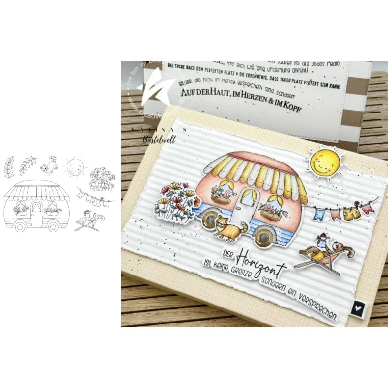 matrices découpe tampon scrapbooking carte postale voiliers oiseaux blanches artisanal détaillé papier cartonné inoxydable