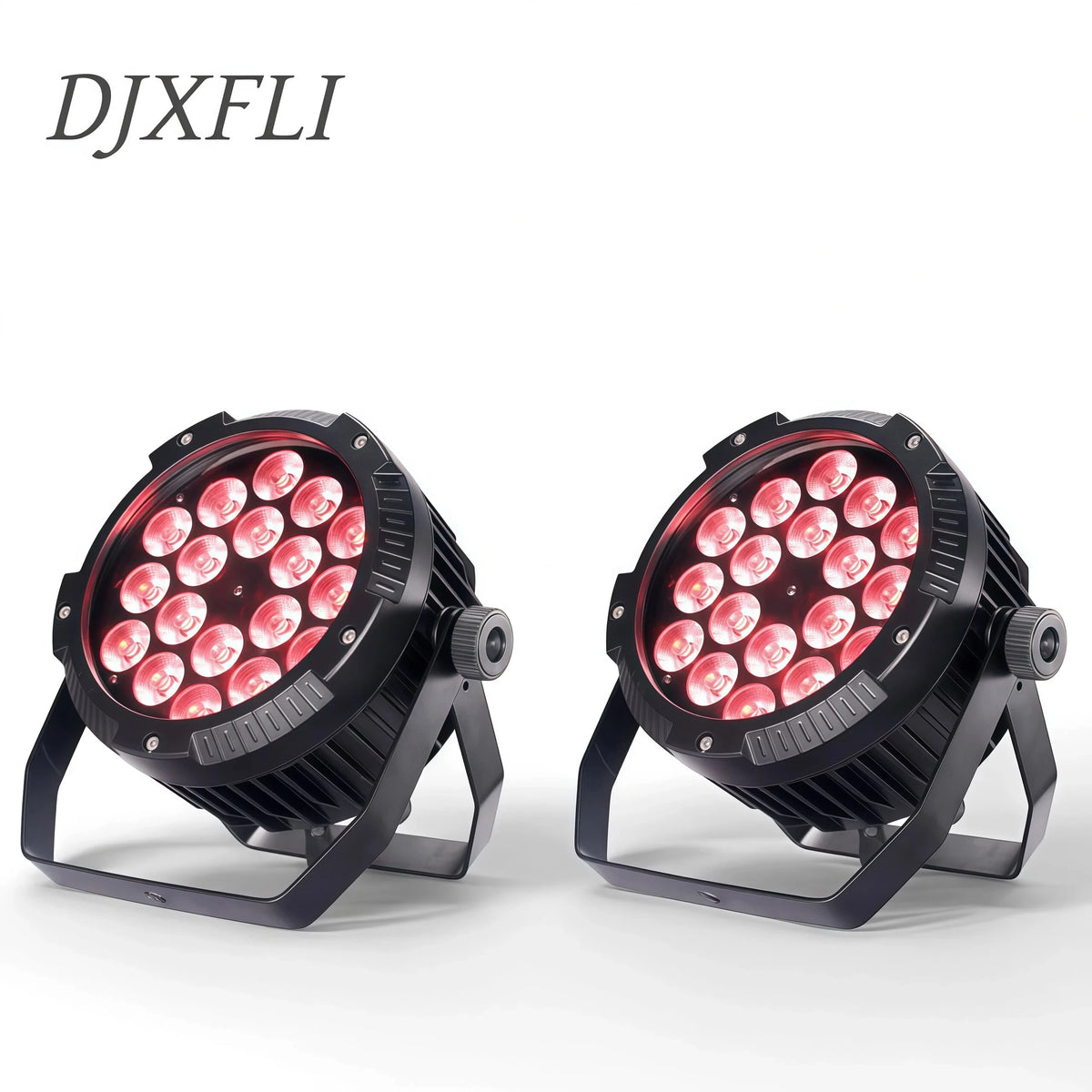 projecteurs led dmx scène professionnelle noir bras articulé 16 millions couleurs changeables 200w ip65
