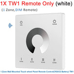 contrôleur rf 2.4g led wall mounted touch panel zone rgb cct dimming veromount
