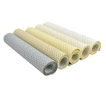 tissu faux cuir perforé ameublement canapé décoration couture robuste couleur gris clair