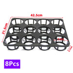 grille culture semis noire 12 trous 15 trous durable réutilisable transporte pots fleurs