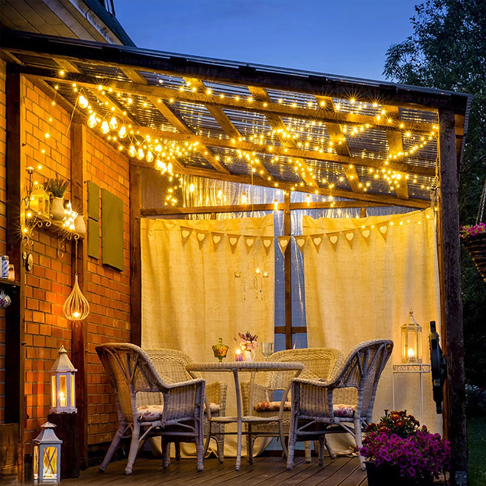 Guirlande lumineuse LED multicolore pour une fête de Noël