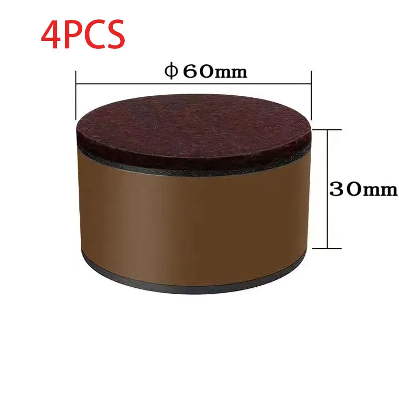 protections meubles autocollantes pieds lit table moderne noir blanc marron