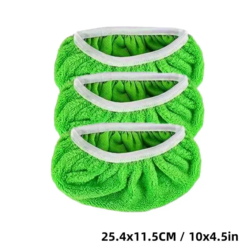 balai microfibre réutilisable doux absorbant vert clair moderne pack 20PCS