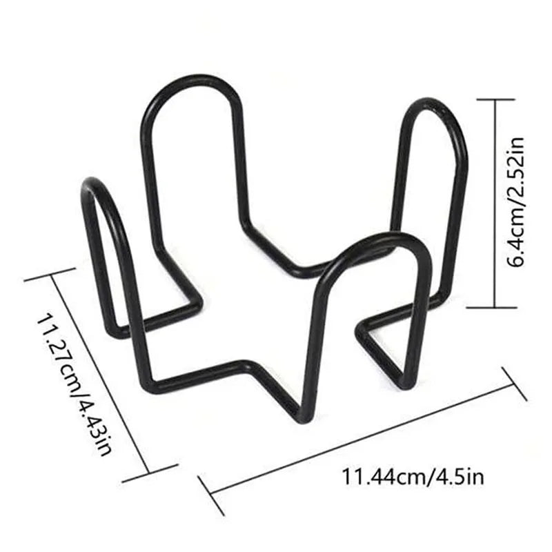 coasters noirs minimalistes support métallique rangement cuisine respectueux environnement utilisation multiple