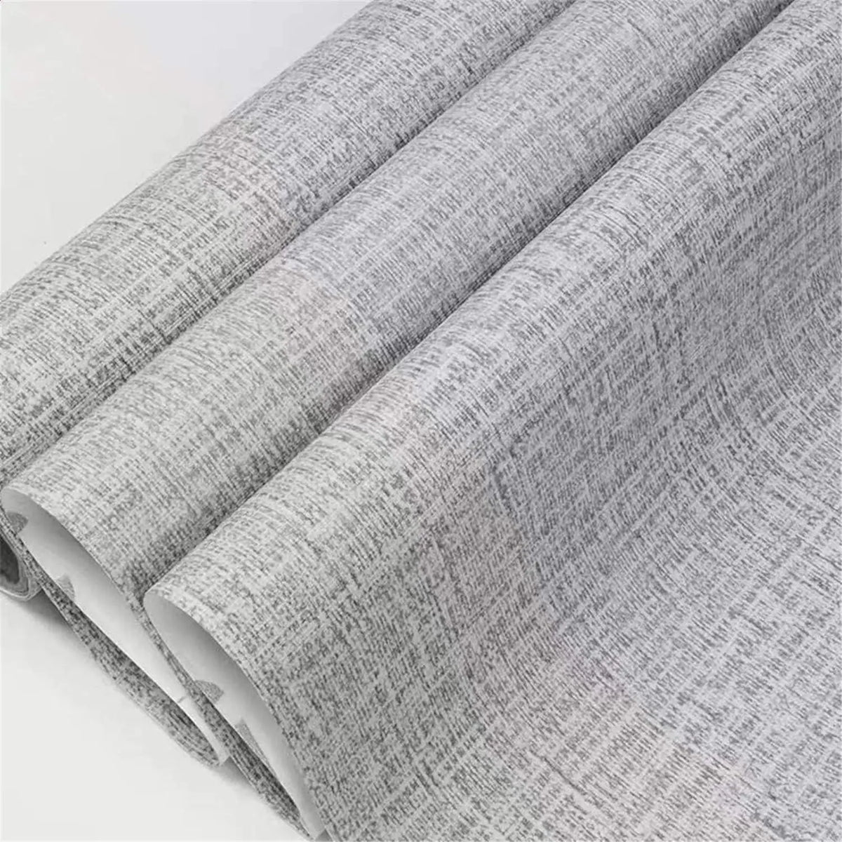 papier peint auto adhésif moderne texture lin beige clair imperméable vinyle 55cm 1m 3m