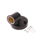 support lampe moderne minimaliste noir blanc doré métallique brillant opacité vis écrous 10cm