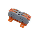 connecteurs electrique orange gris 21 pieces barrettes fixation 8mm 14mm pris courant rechargeable box