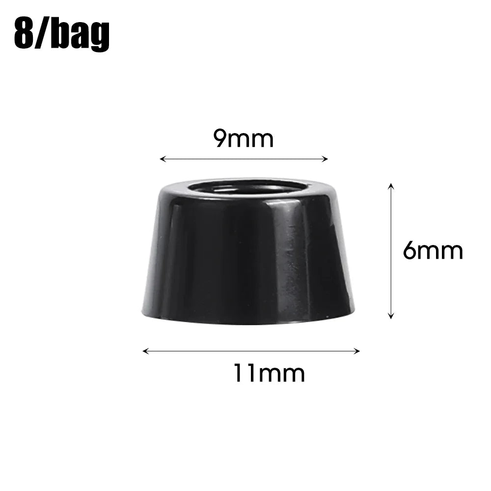 protections pieds meubles caoutchouc noir rond antidérapantes table chaise meuble