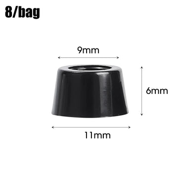 protections pieds meubles caoutchouc noir rond antidérapantes table chaise meuble