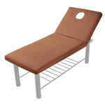 couvre lit massage table gris rose blanc bleu jaune uni moderne élastique polyester coton