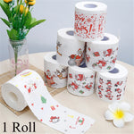 Lot de 4 rouleaux papier toilette Noël