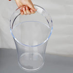 seau glace transparent moderne poignée respectueux environnement blanc noir uni