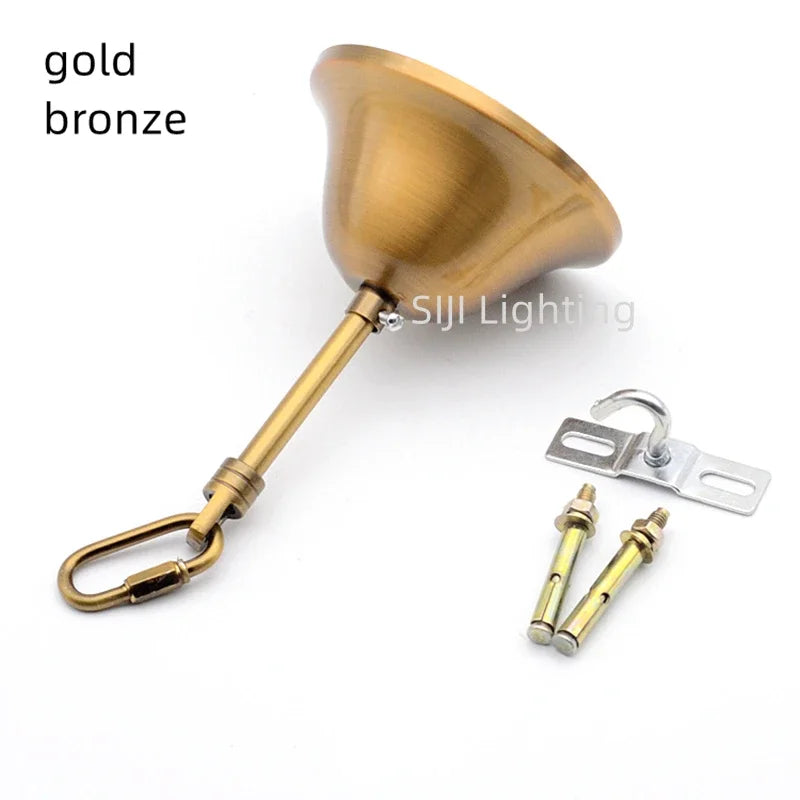 suspension moderne or rouge bronze noir vert bronze clips boulons