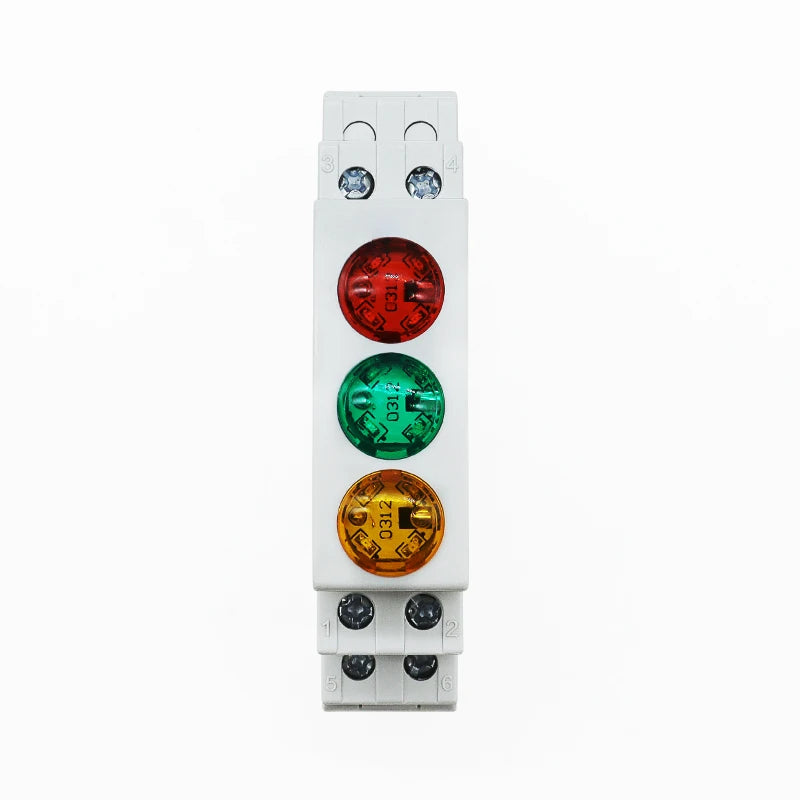 interrupteur led couleur rouge blanc vert moderne compact translucent fixation