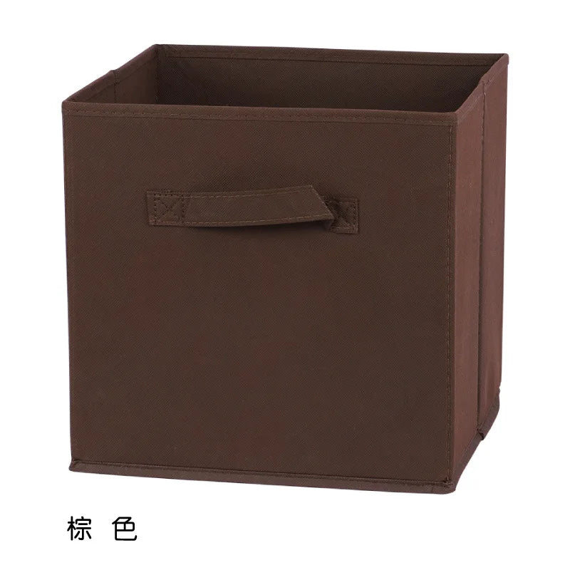 boîtes rangement pliables tissu gris beige moderne poignées amovibles respectueux environnement articles divers rectangle