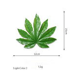 feuilles artificielles vertes plante décoration extérieure pièces plastique naturellement stylées chambre