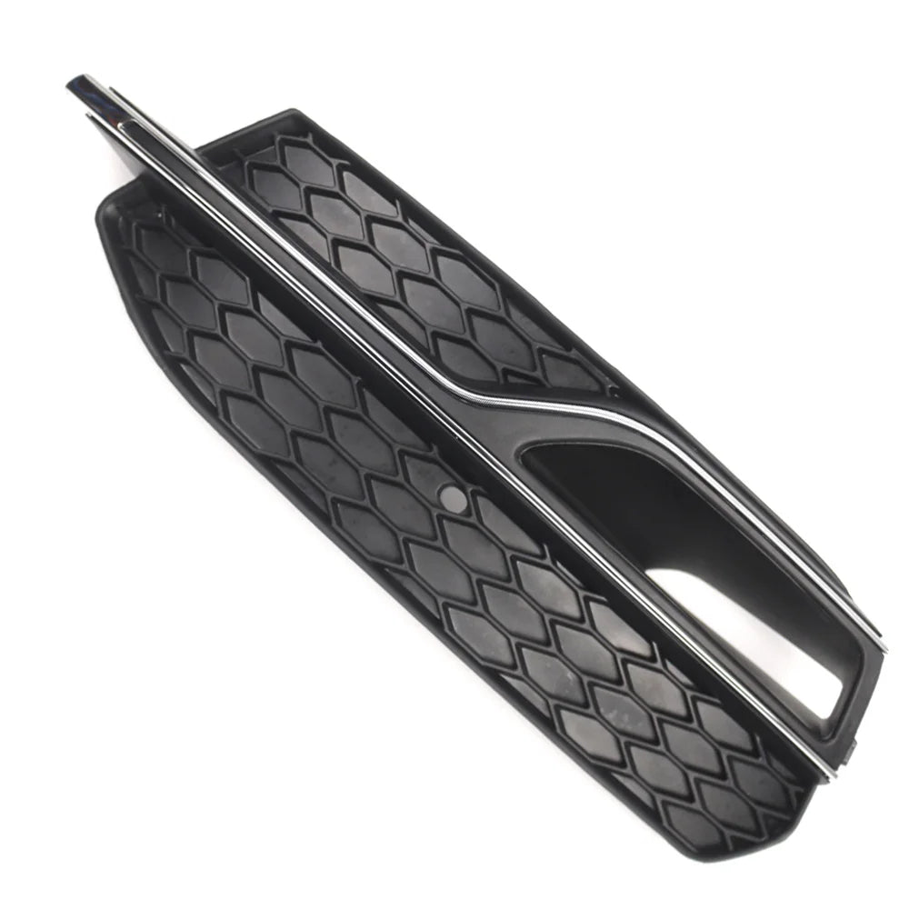pare chocs arrière moderne noir texture géométrique grille 52cm 14.5cmAUDI A3 2014 2016