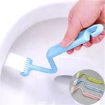 brosse nettoyer wc rose bleu vert moderne pois blancs adhésif fixe poignée portable respectueux