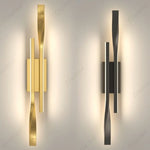 lampe murale or noir contemporaine fixée mur éclairage quotidien chambre salon entree
